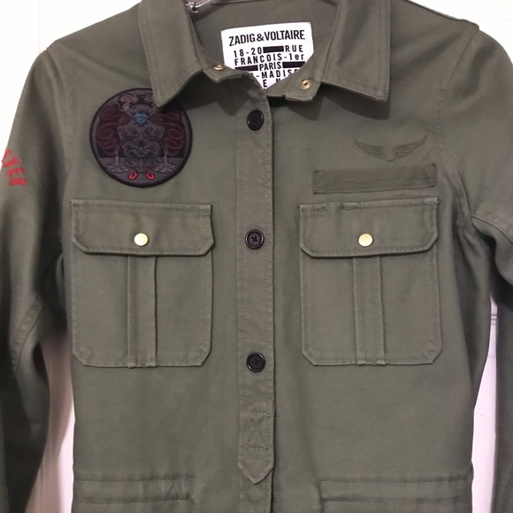 Zadig & Voltaire Military style jacket - Picture 11 of 15